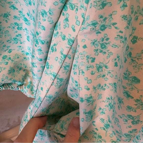 Levi’s Dolci Baby Doll Peasant Cottagecore Milkmaid Tiered Ruffle Dress Sz XS - Picture 5 of 15